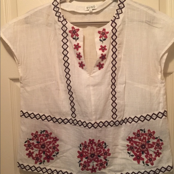 SUNO embroidered Top - Picture 4 of 6